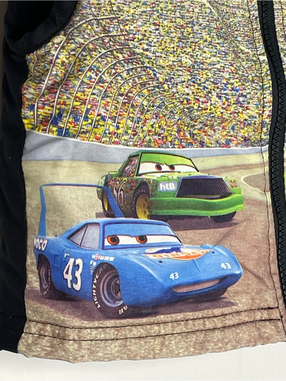 Vintage Disney Pixar Cars Piston Cup Puffer Vest Size 12 Months - Picture 5 of 16
